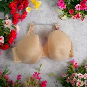 Cacique Bra 48D NWOT Lightly Lined Full Coverage Skintone